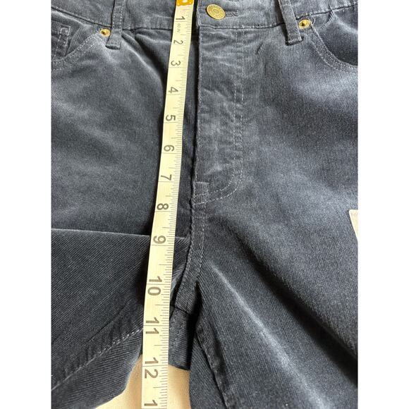 Tommy Hilfiger Tribeca Straight Ankle Corduroy Pants Blue Size 10 NWT - Picture 9 of 11